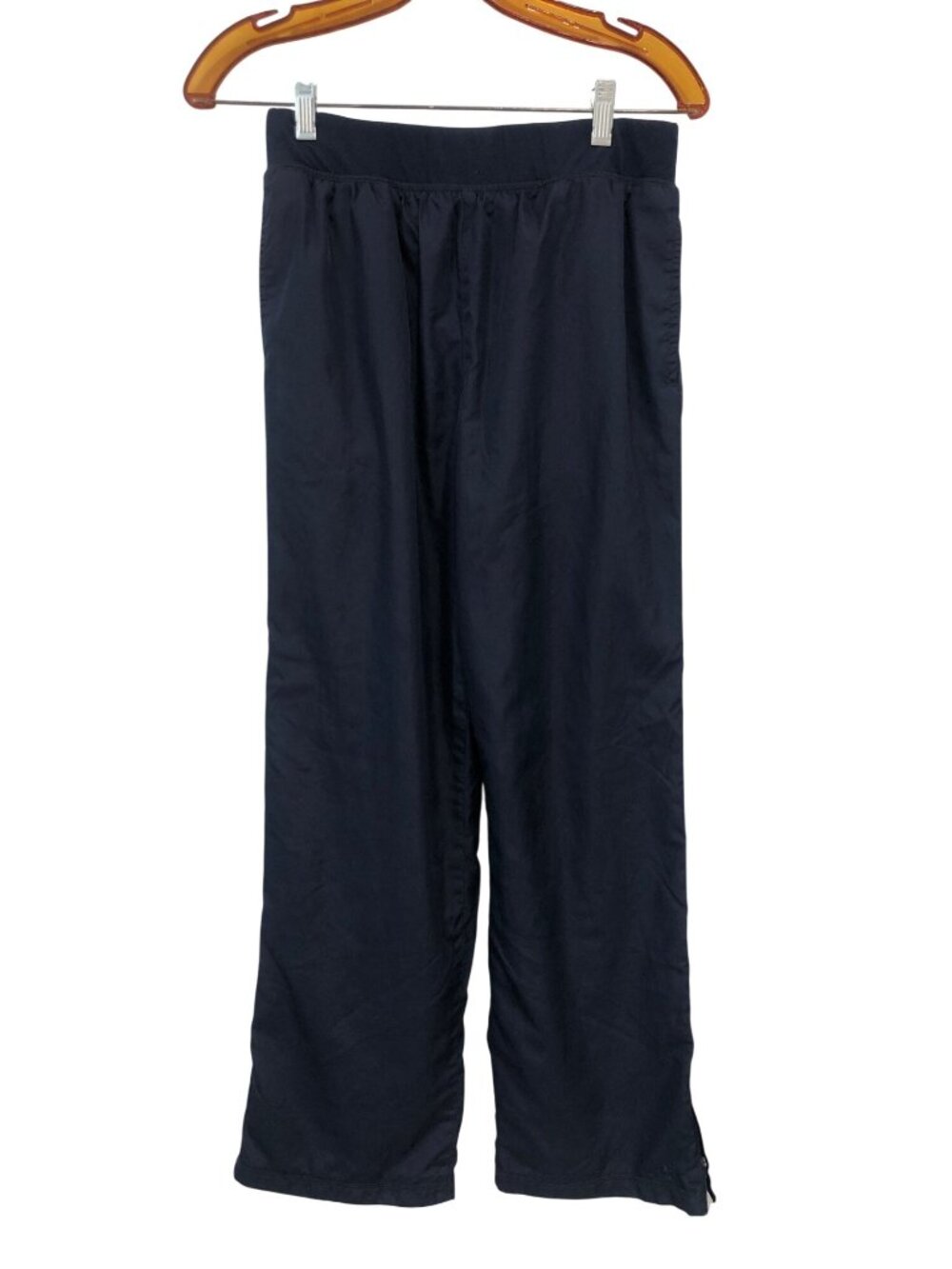 Athletic Works Track Pants Womens Size Small 4 - 6 Blue Elastic Waist Drawstring
